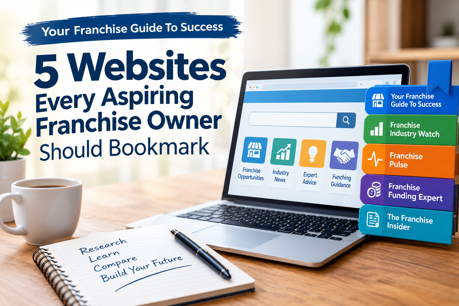 Five Franchise Websites Every Aspiring Franchise Owner Should Bookmark